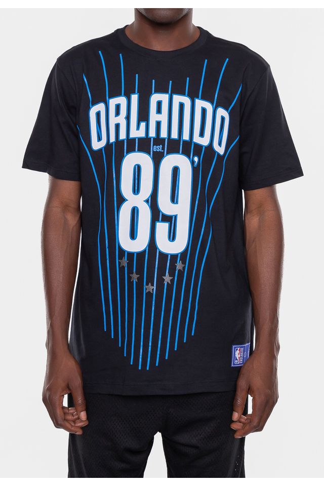 Camiseta-NBA-State-Number-Orlando-Magic-Preta