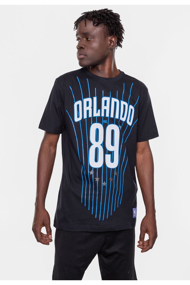 Camiseta NBA State Number Orlando Magic Preta Urbane