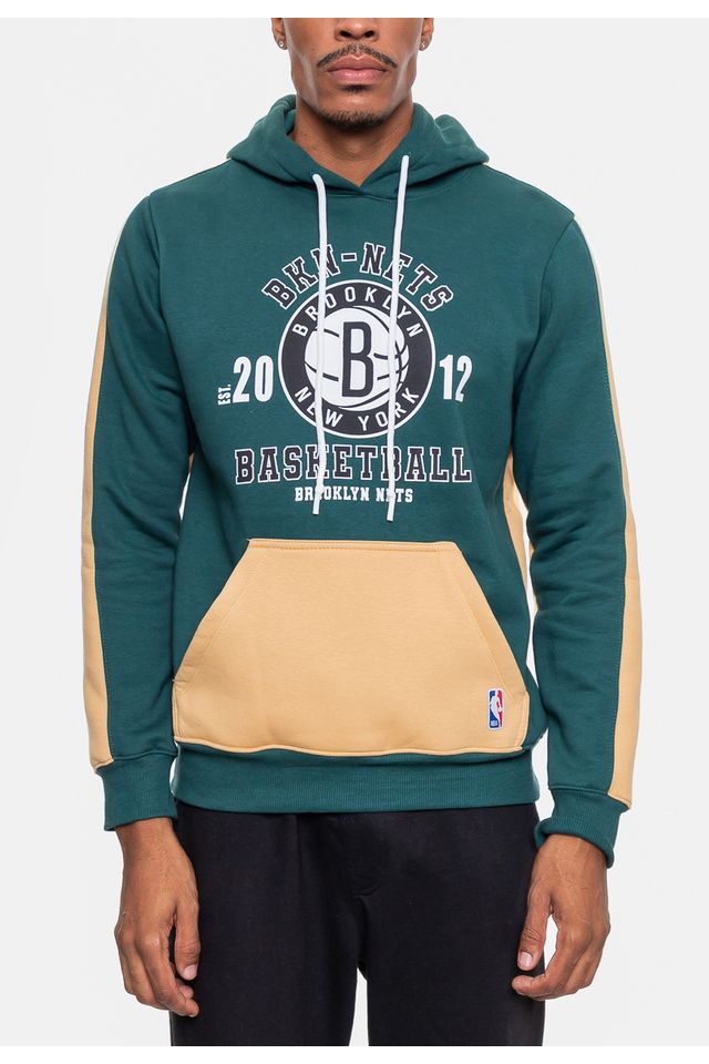 Moletom-NBA-Masculino-Team-Town-Brooklyn-Nets-Verde-Magala