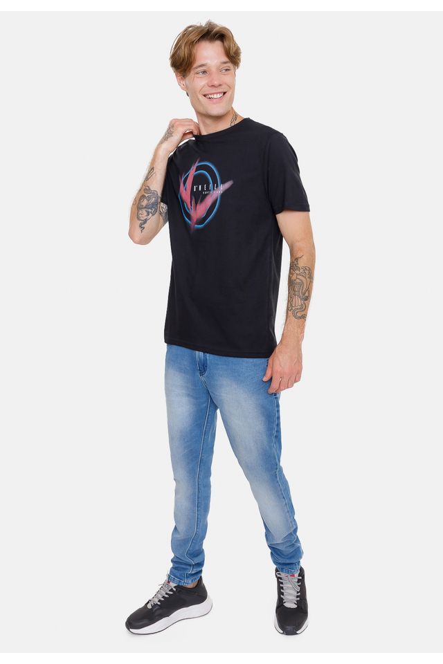 Camiseta-Oneill-Blur-Preta