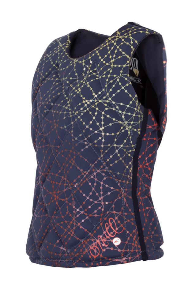 Wetsuit-Oneill-Colete-Feminino-Infantil-WMS-Gem-Vest-4133-Cinza-Escuro