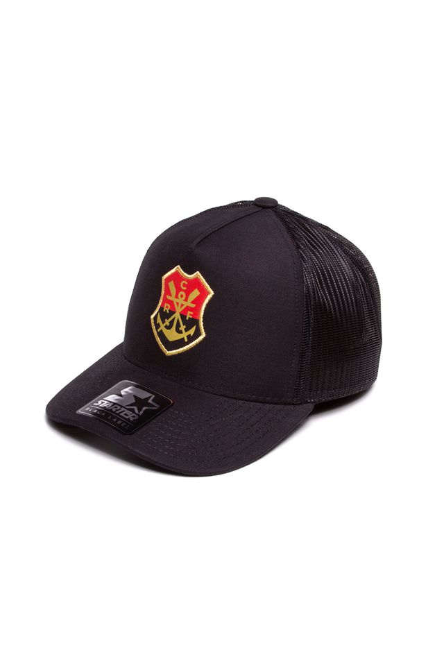 Bone-Starter-Aba-Curva-Snapback-Trucker-Collab-Flamengo-Oficial-Preto