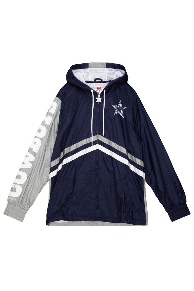 Jaqueta-Mitchell---Ness-Undeniable-Full-Zip-Windbreaker-Dallas-Cowboys-Azul-Marinho