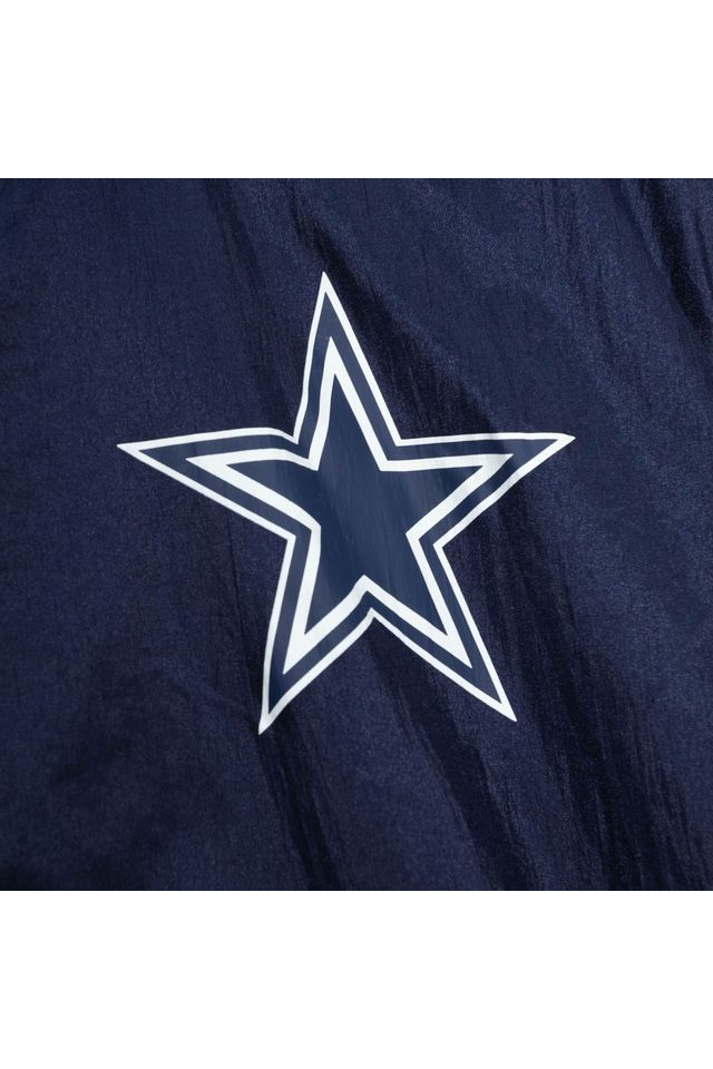 Jaqueta-Mitchell---Ness-Undeniable-Full-Zip-Windbreaker-Dallas-Cowboys-Azul-Marinho