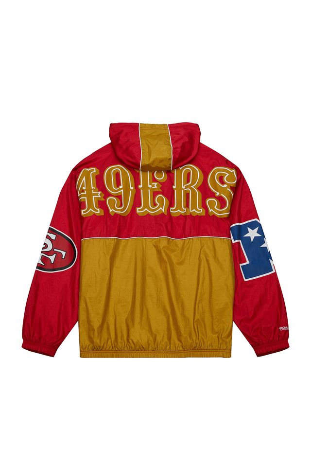 Jaqueta-Mitchell---Ness-NFL-Windbreaker-San-Antonio-49ers-Vermelha
