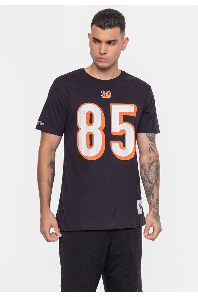 Camiseta-Mitchell---Ness-NFL-Cincinnatti-Bengals-Chad-Johnson-Preta