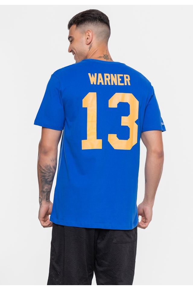 Camiseta-Mitchell---Ness-NFL-Los-Angeles-Rams-Kurt-Warner-Azul