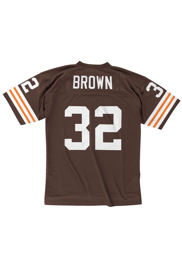 Camisa-Mitchell---Ness-NFL-Legacy-Jersey-Cleveland-Browns-1963-Jim-Brown-Marrom Camisa-Mitchell---Ness-NFL-Legacy-Jersey-Cleveland-Browns-1963-Jim-Brown-Marrom