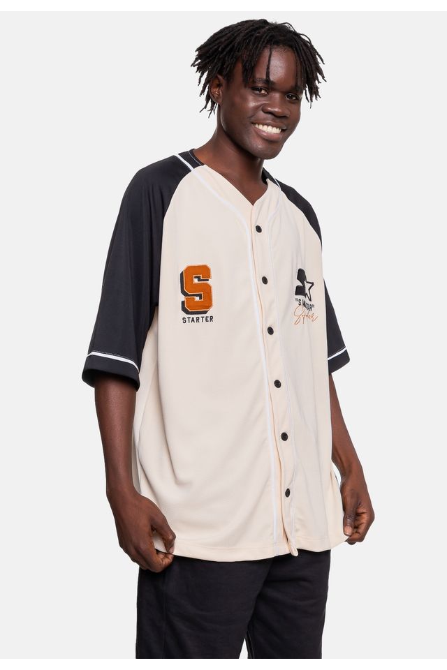 Camisa Starter Baseball Bege ecko