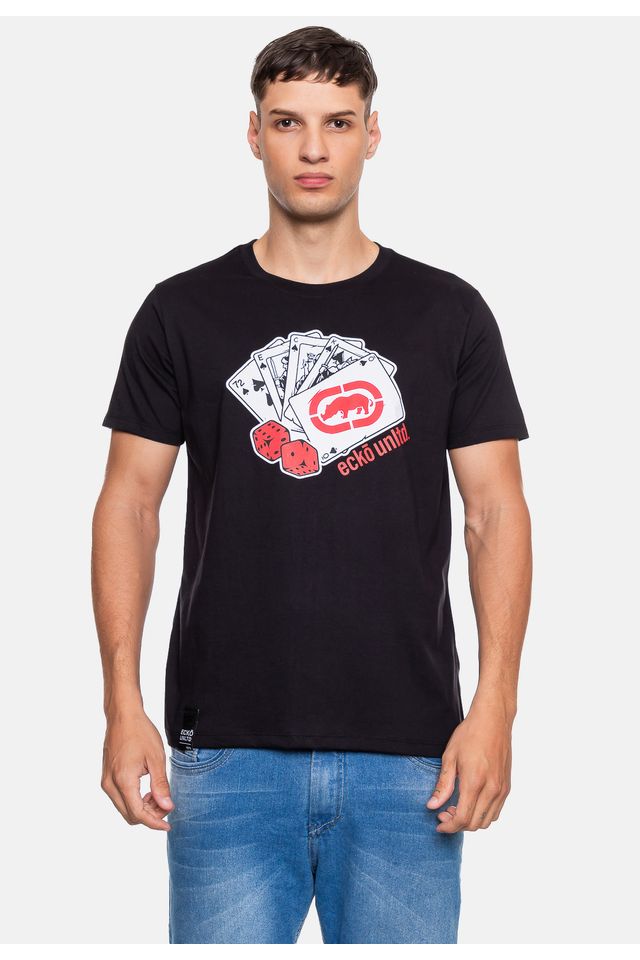 Camiseta-Ecko-Masculina-Cart-Preta