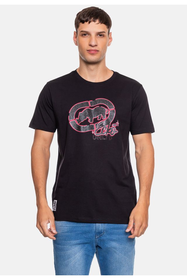 Camiseta-Ecko-Masculina-Night-Preta