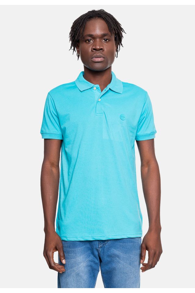 Azul turquesa camisa polo online