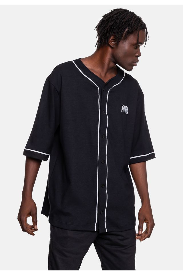 Camisa-NBA-Oversized-Statement-Preta