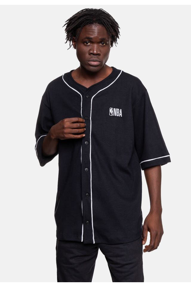 Camisa-NBA-Oversized-Statement-Preta