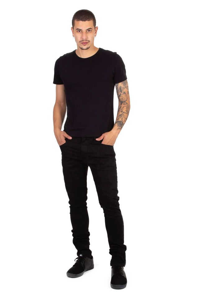 Calca-Fatal-Sarja-Color-Slim-Preta