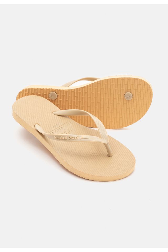 Chinelo-Tropical-Brasil-Bi-Color-Slim-Bege