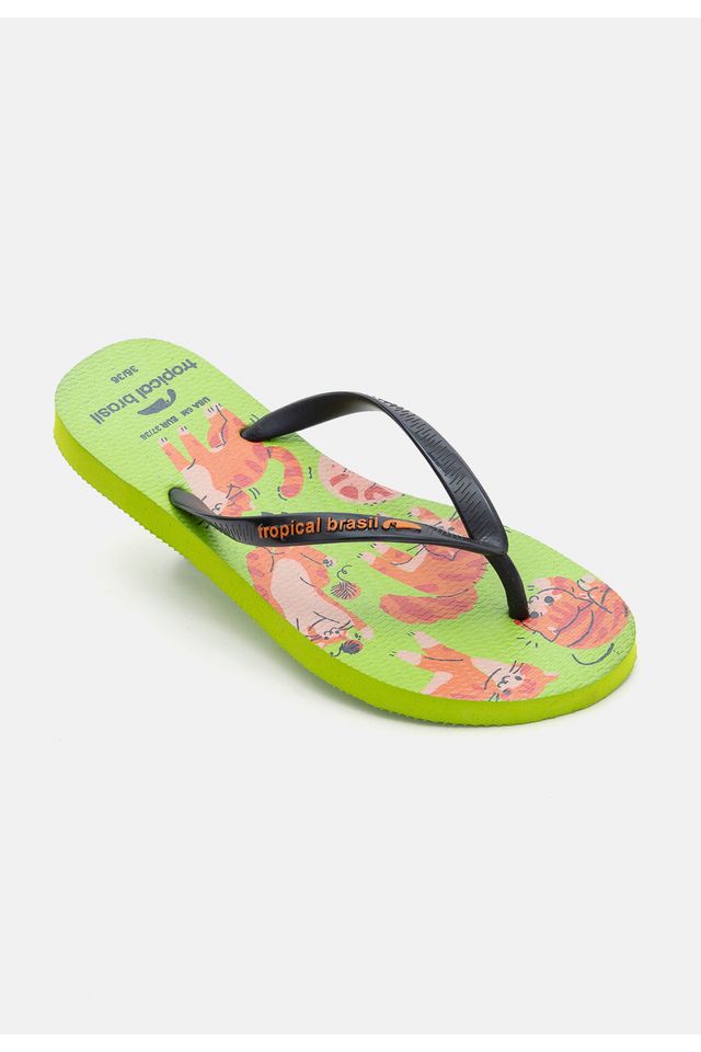 Chinelo-Tropical-Brasil-Pets-Slim-Preto-com-Verde