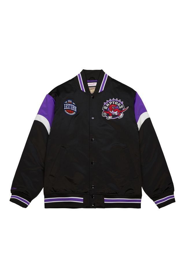 Jaqueta-Mitchell---Ness-Heavyweight-Satin-Toronto-Raptors-Preta