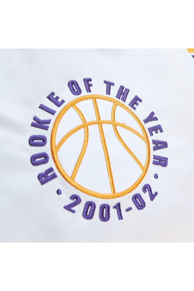 Jaqueta-Mitchell---Ness-HOF-N-N-Satin-Jacket-Los-Angeles-Lakers-Pau-Gasol-Roxa