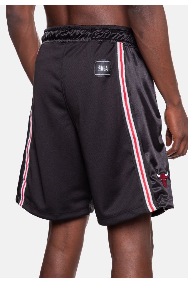 Bermuda-NBA-Sintetica-Chicago-Bulls-Preta
