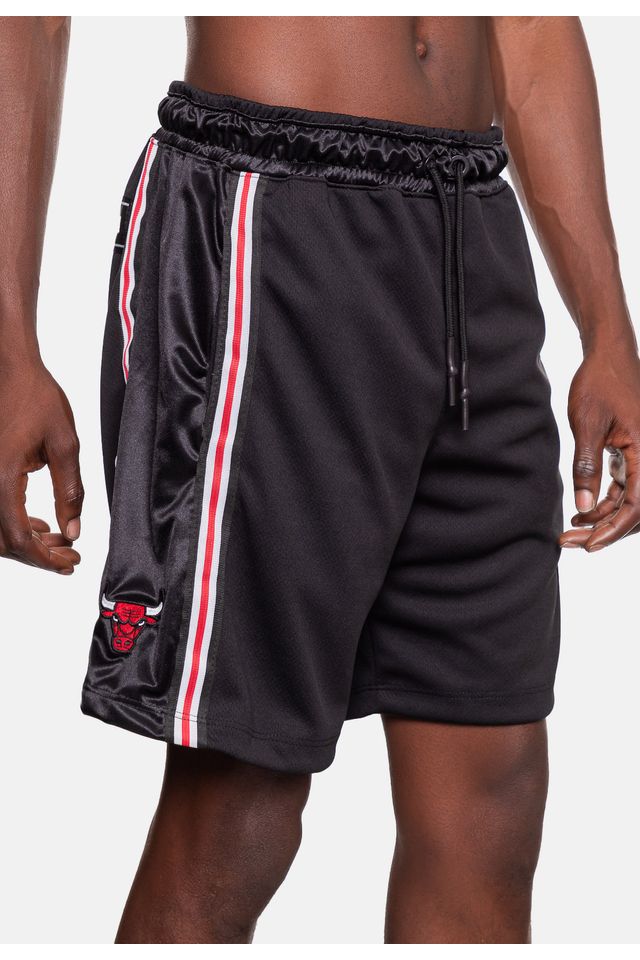 Bermuda-NBA-Sintetica-Chicago-Bulls-Preta