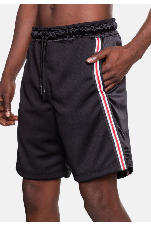 Bermuda-NBA-Sintetica-Chicago-Bulls-Preta