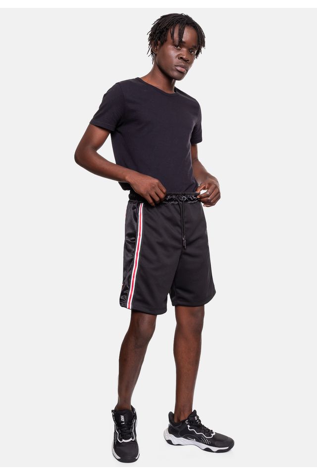 Bermuda-NBA-Sintetica-Chicago-Bulls-Preta