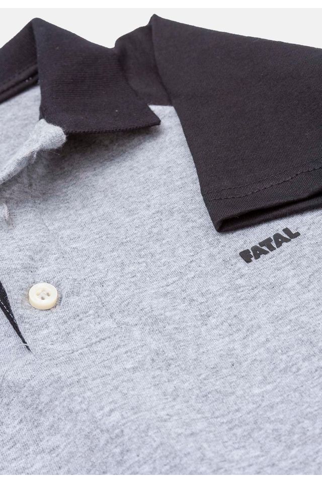 Camisa-Polo-Fatal-Juvenil-Estampada-Cinza-Mescla