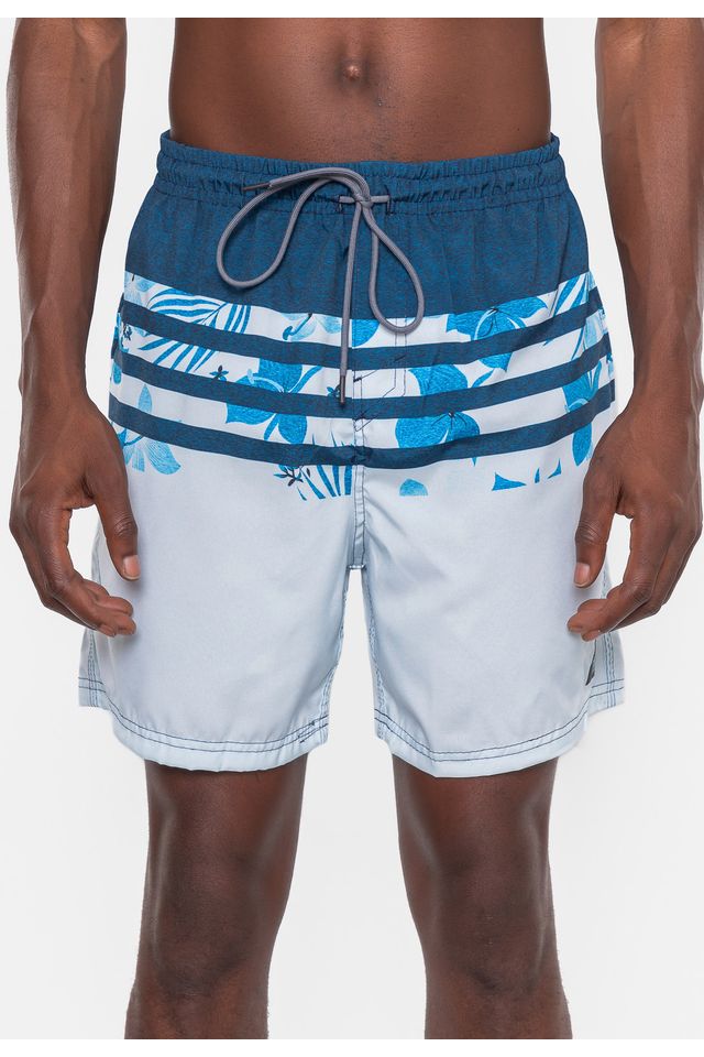 Shorts-Fatal-Sintetico-Botanic-Marinho Shorts-Fatal-Sintetico-Botanic-Marinho