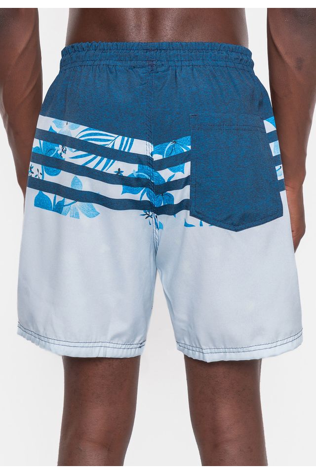 Shorts-Fatal-Sintetico-Botanic-Marinho Shorts-Fatal-Sintetico-Botanic-Marinho