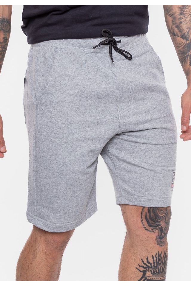 Bermuda-Fatal-Moletom-Fashion-Basic-Mescla-Cinza