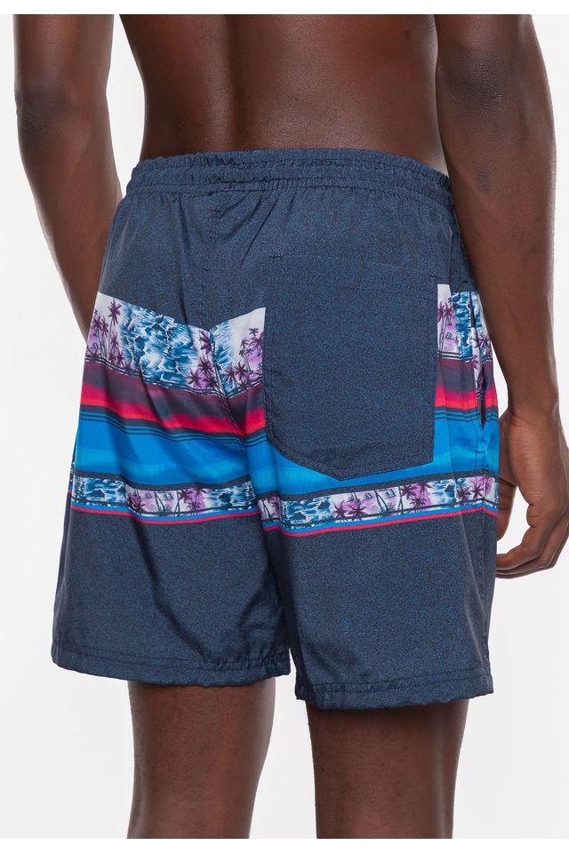 Shorts-Fatal-Sintetico-Island-Marinho