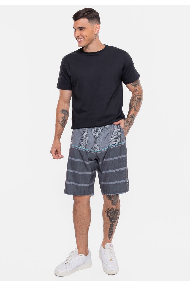 Boardshort-Onbongo-Hibrido-Preto