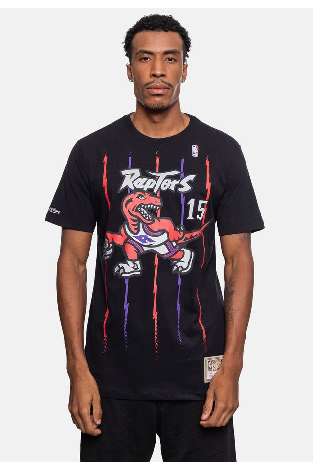 Camiseta Mitchell Ness Especial Toronto Raptors Preta OnbongoBr