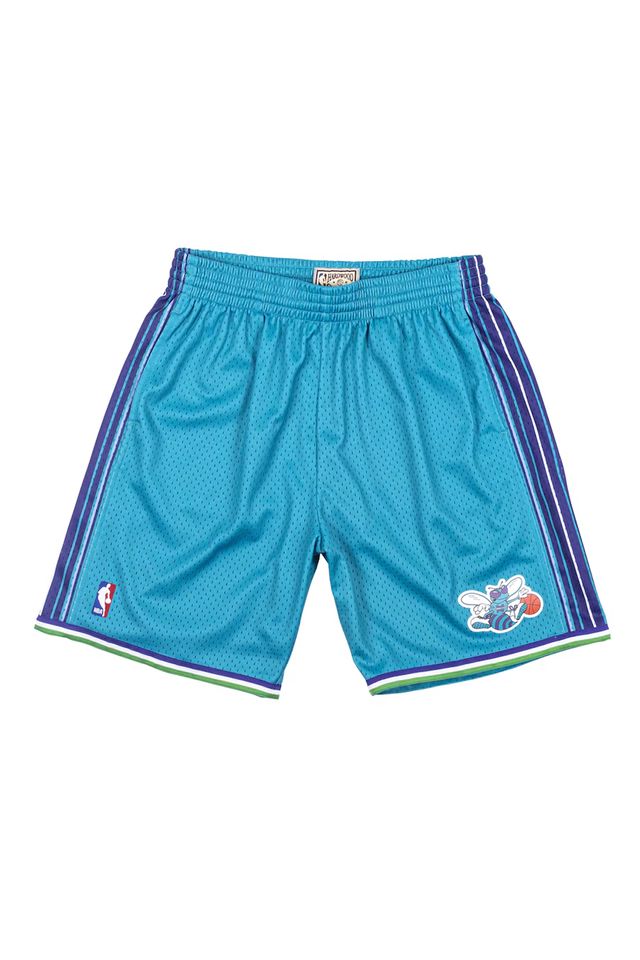 Shorts-Mitchell---Ness-Hardwood-Classics-Swingman-Charlotte-Hornets-1999-00-Verde