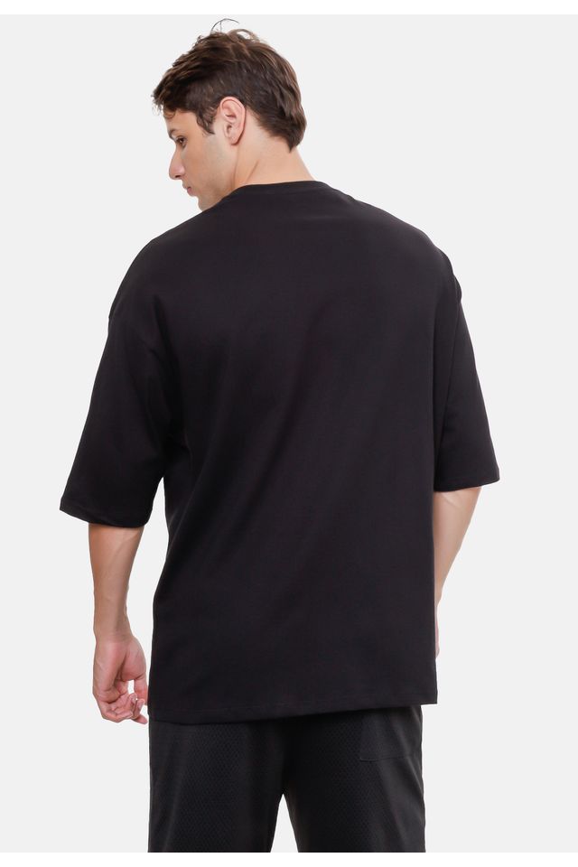 Camiseta-NBA-Oversize-Especial-New-York-Knicks-Preta