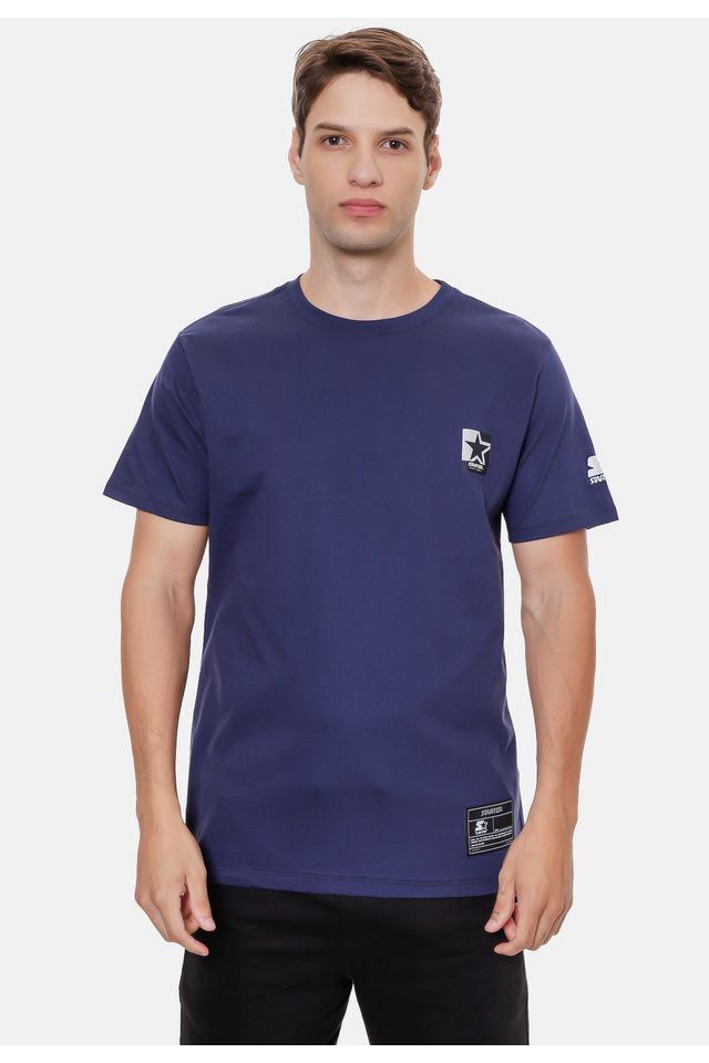 Camiseta-Starter-Estampada-Azul-Marinho Camiseta-Starter-Estampada-Azul-Marinho