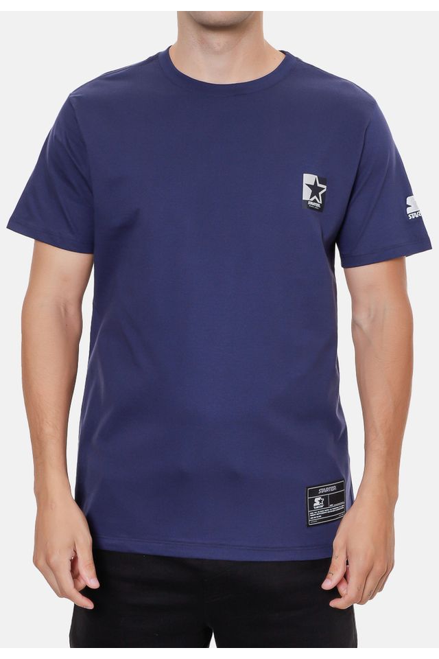 Camiseta-Starter-Estampada-Azul-Marinho