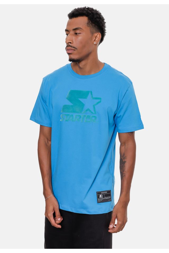 Camiseta-Starter-Estampada-Azul