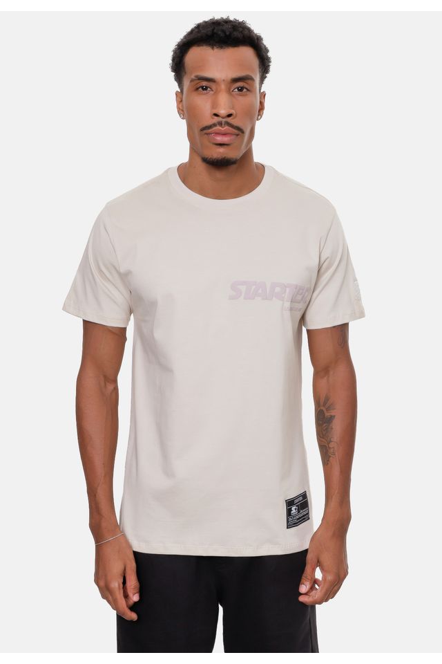 Camiseta-Starter-Estampada-Areia