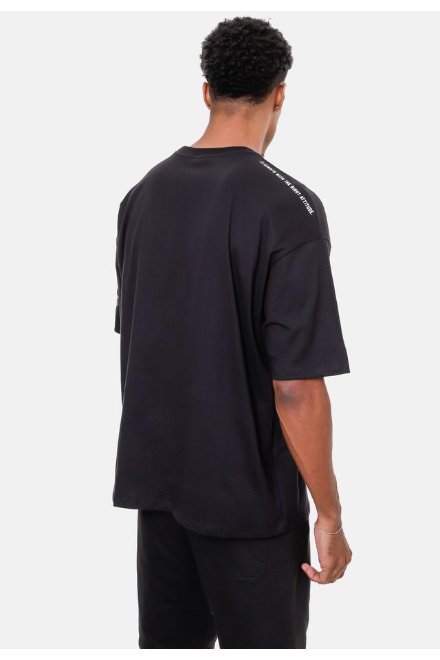 Camiseta-Starter-Oversize-Preta