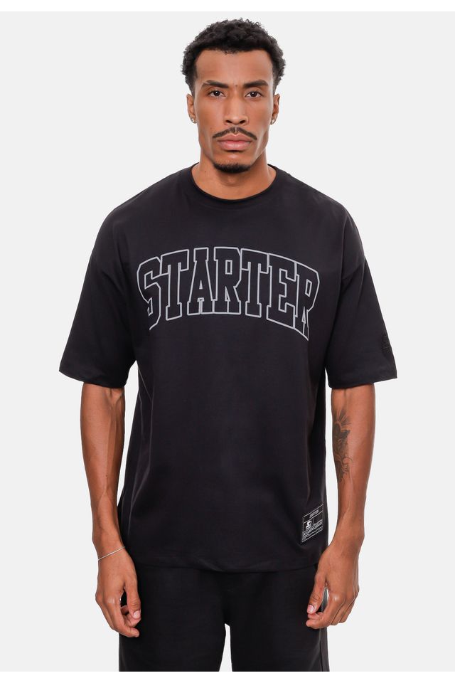 Camiseta-Starter-Oversize-Preta