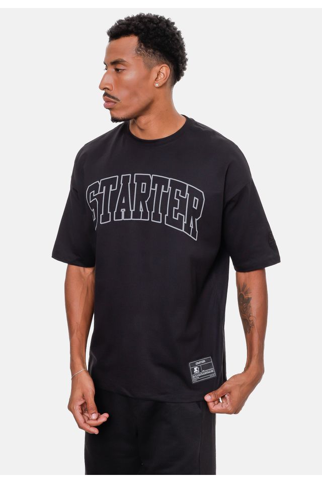 Camiseta-Starter-Oversize-Preta