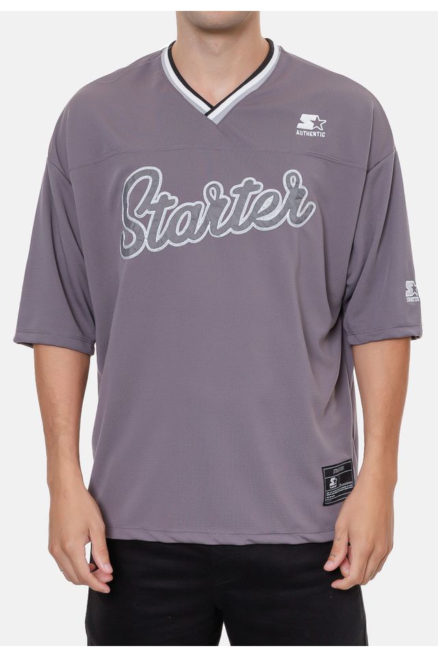 Camiseta-Starter-Oversize-Grafite-Mescla