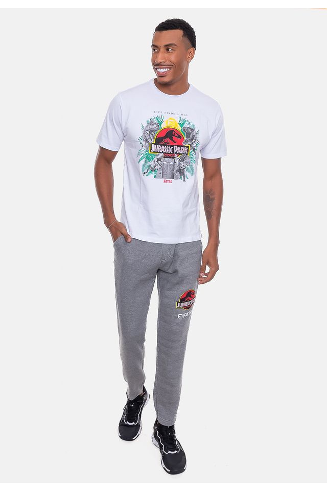 Camiseta-Fatal-Estampada-Raptor-Branca