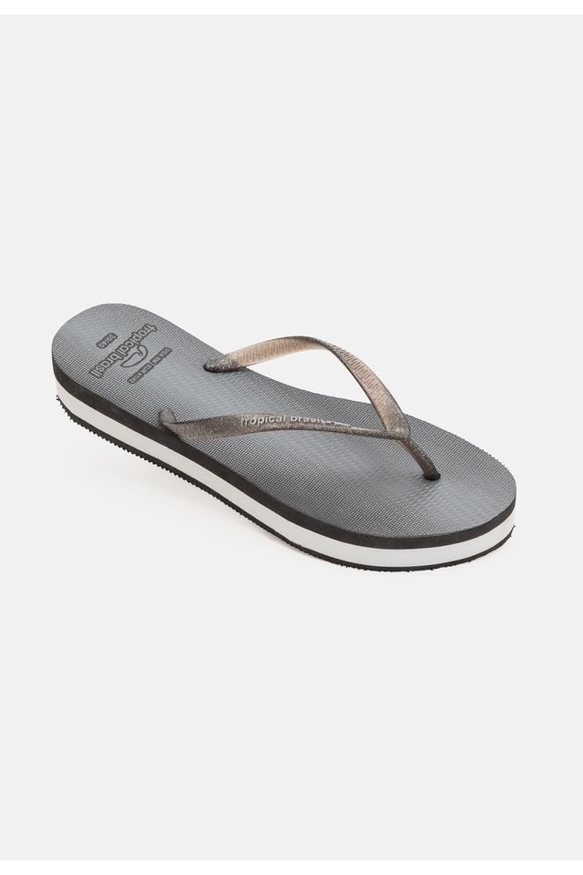 Chinelo-Tropical-Brasil-Tamanco-Flatform-Cristal-Fume-com-Glitter