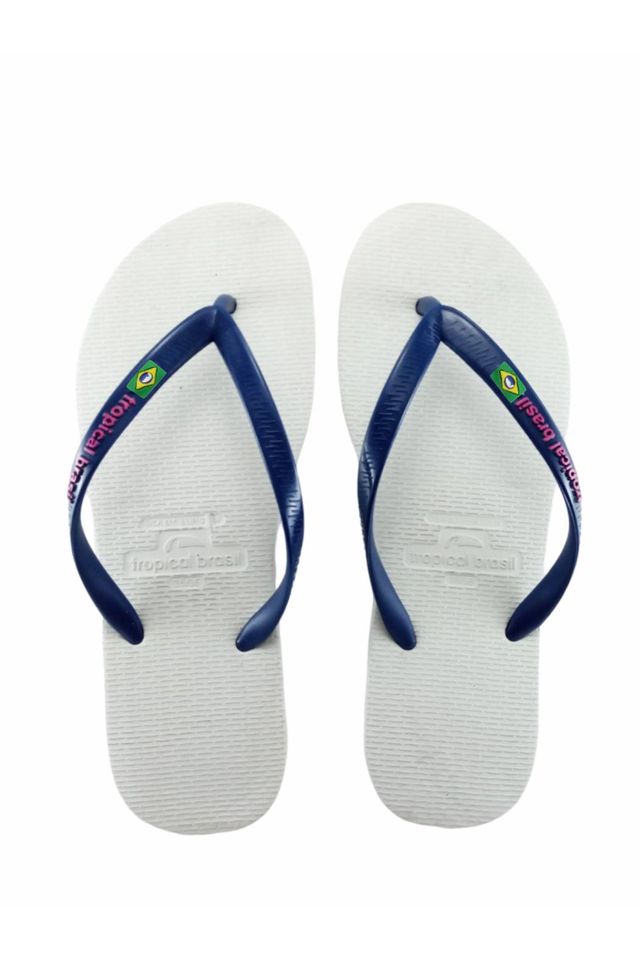 Chinelo-Tropical-Brasil-Brasileiros-Slim-Branco-com-Azul-Marinho