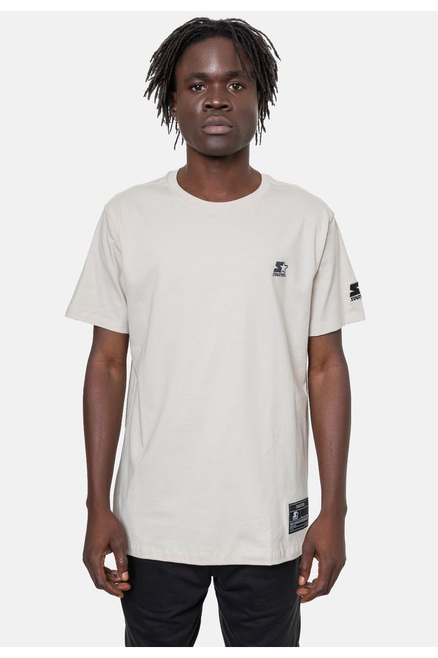 Camiseta-Starter-Estampada-Areia