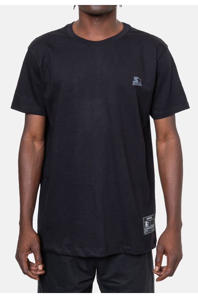 Camiseta-Starter-Estampada-Preta