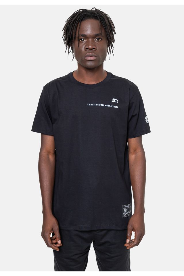 Camiseta-Starter-Estampada-Preta Camiseta-Starter-Estampada-Preta